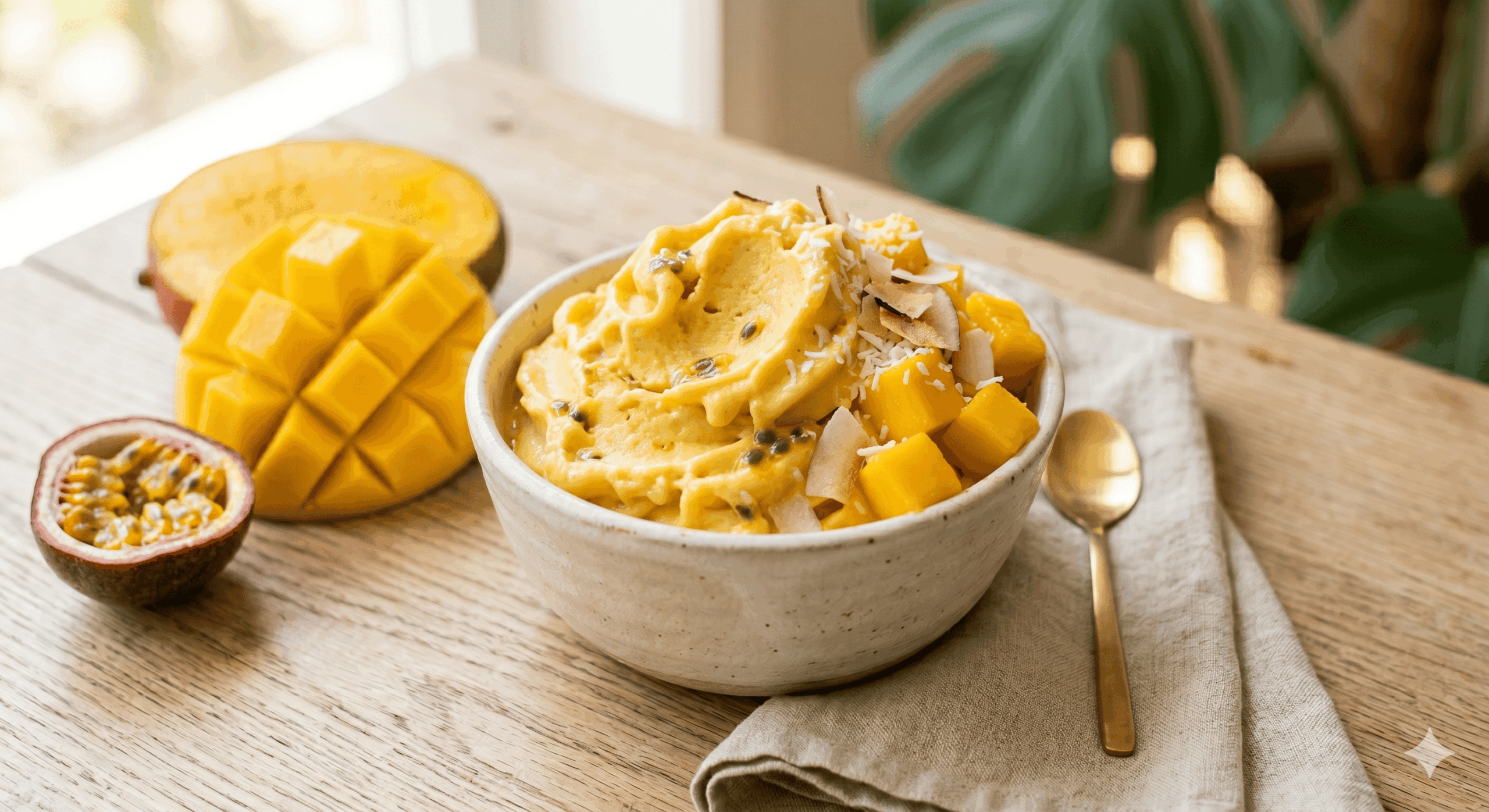 Glace mangue coco passion